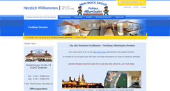 Desktop Screenshot of fischhaus-alberthafen.de